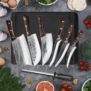 Viking Chef Knife Set Stainless Steel Hand Forged